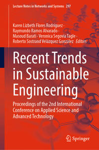Vorderes Coverbild Recent Trends in Sustainable Engineering