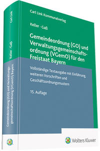Vorderes Coverbild Gemeindeordnung (GO) und Verwaltungsgemeinschaftsordnung (VGemO) für den Freistaat Bayern