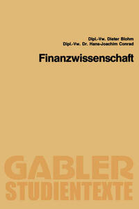 Vorderes Coverbild Finanzwissenschaft