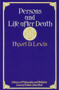Vorderes Coverbild Persons and Life after Death