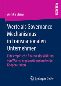 Vorderes Coverbild Werte als Governance-Mechanismus in transnationalen Unternehmen