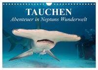Vorderes Coverbild Tauchen - Abenteuer in Neptuns Wunderwelt (Wandkalender 2025 DIN A4 quer), CALVENDO Monatskalender