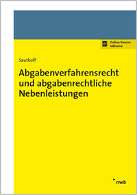 Vorderes Coverbild Abgabenverfahrensrecht und abgabenrechtliche Nebenleistungen