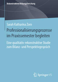 Vorderes Coverbild Professionalisierungsprozesse im Praxissemester begleiten