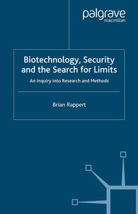 Vorderes Coverbild Biotechnology, Security and the Search for Limits