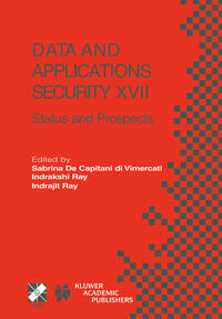 Vorderes Coverbild Data and Applications Security XVII