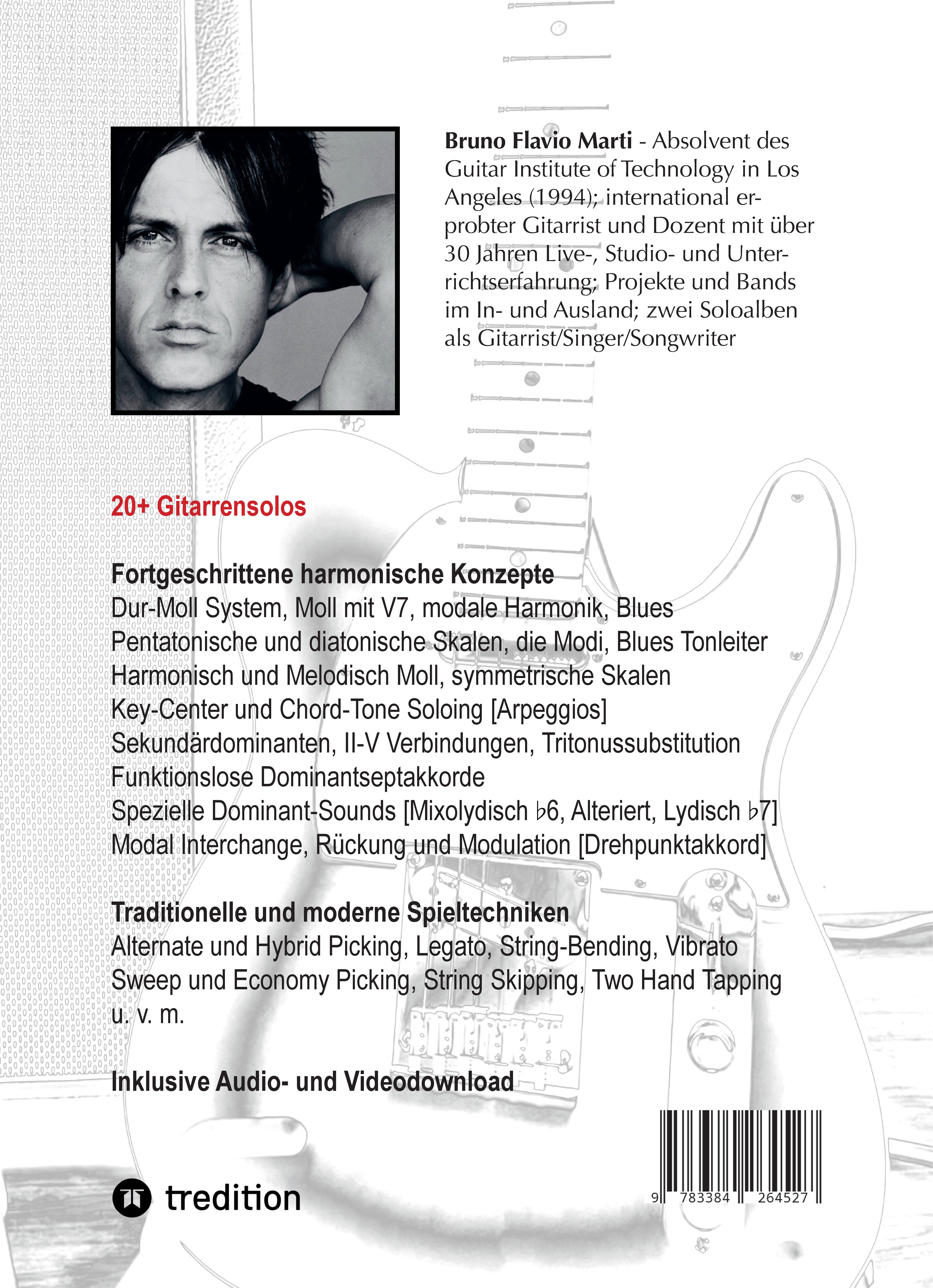Rückseitencover Advanced Rock Lead Guitar Concepts