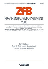 Vorderes Coverbild Krankenhausmanagement 2000
