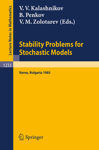 Vorderes Coverbild Stability Problems for Stochastic Models
