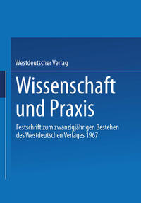 Vorderes Coverbild Wissenschaft und Praxis