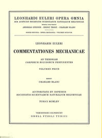Vorderes Coverbild Mechanica sive motus scientia analytice exposita 1st part