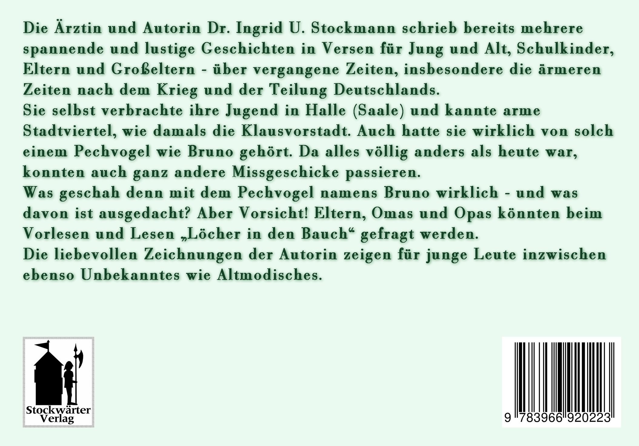 Rückseitencover Ein Pechvogel namens Bruno