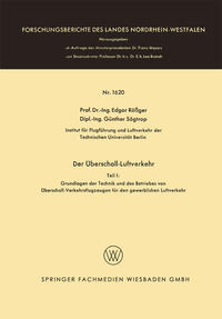 Vorderes Coverbild Der Überschall-Luftverkehr