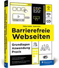 Vorderes Coverbild Barrierefreie Webseiten