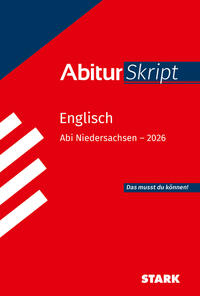 Vorderes Coverbild STARK Englisch - AbiturSkript Niedersachsen 2026