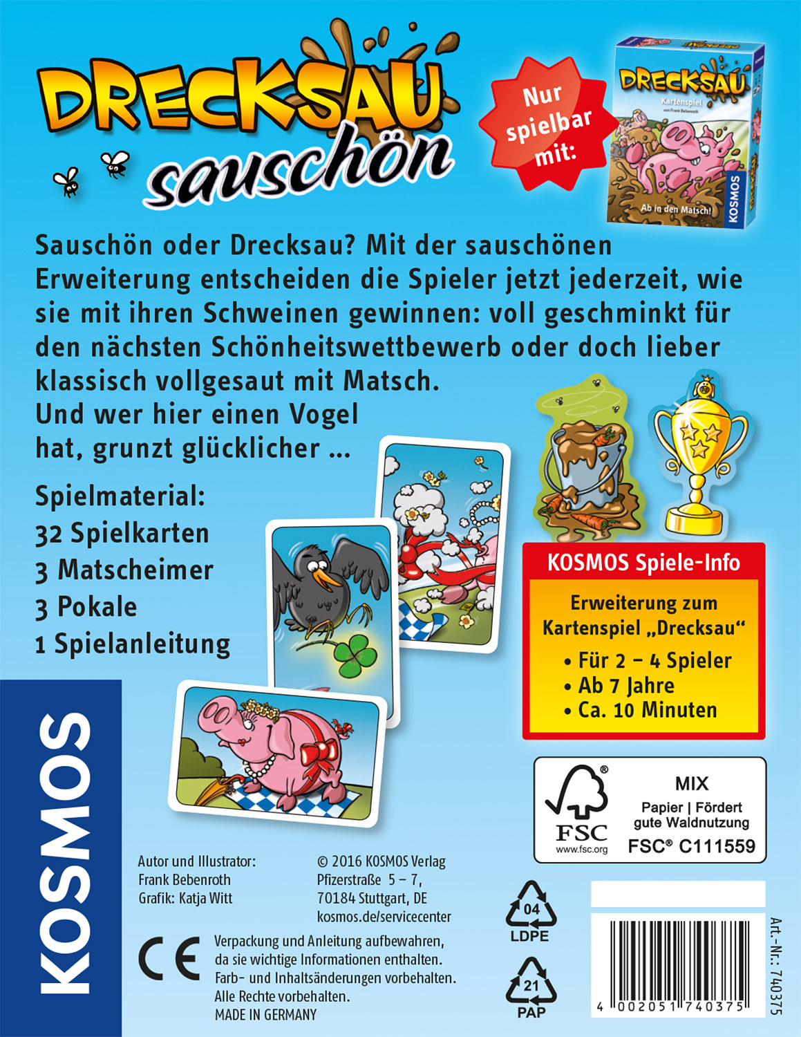 Rückseitencover Drecksau Sauschön Erweiterung
