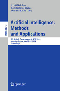 Vorderes Coverbild Artificial Intelligence: Methods and Applications