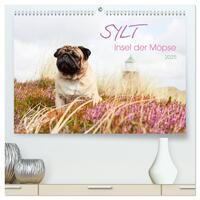 Vorderes Coverbild Sylt - Insel der Möpse (hochwertiger Premium Wandkalender 2025 DIN A2 quer), Kunstdruck in Hochglanz