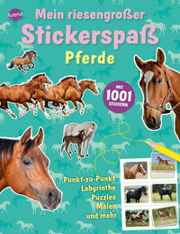 Vorderes Coverbild Mein riesengroßer Stickerspaß. Pferde