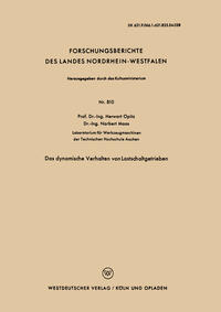 Vorderes Coverbild Das dynamische Verhalten von Lastschaltgetrieben