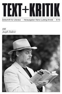 Vorderes Coverbild Joseph Zoderer