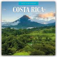 Vorderes Coverbild Costa Rica 2026 – 16-Monatskalender
