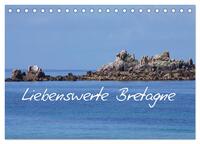 Vorderes Coverbild Liebenswerte Bretagne (Tischkalender 2025 DIN A5 quer), CALVENDO Monatskalender