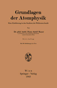 Vorderes Coverbild Grundlagen der Atomphysik