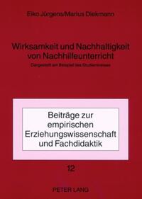 Vorderes Coverbild Wirksamkeit und Nachhaltigkeit von Nachhilfeunterricht
