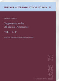 Vorderes Coverbild Supplement to the Akkadian Dictionaries