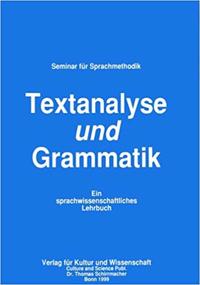 Vorderes Coverbild Textanalyse und Grammatik