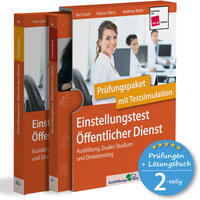 Vorderes Coverbild Einstellungstest Öffentlicher Dienst: Prüfungspaket mit Testsimulation