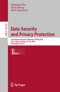 Vorderes Coverbild Data Security and Privacy Protection