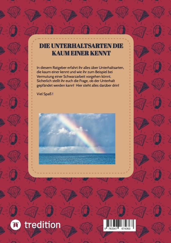 Rückseitencover Die Unterhaltsarten die kaum einer kennt