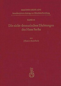 Vorderes Coverbild Die nicht-dramatischen Dichtungen des Hans Sachs