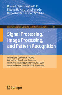 Vorderes Coverbild Signal Processing, Image Processing and Pattern Recognition,