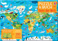 Vorderes Coverbild Puzzle & Buch: Tiere der Welt