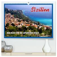 Vorderes Coverbild Sizilien - der Osten und die Liparischen Inseln (hochwertiger Premium Wandkalender 2025 DIN A2 quer), Kunstdruck in Hochglanz