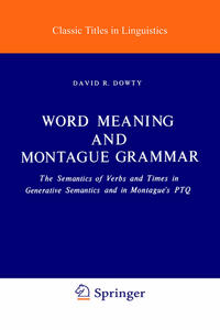 Vorderes Coverbild Word Meaning and Montague Grammar