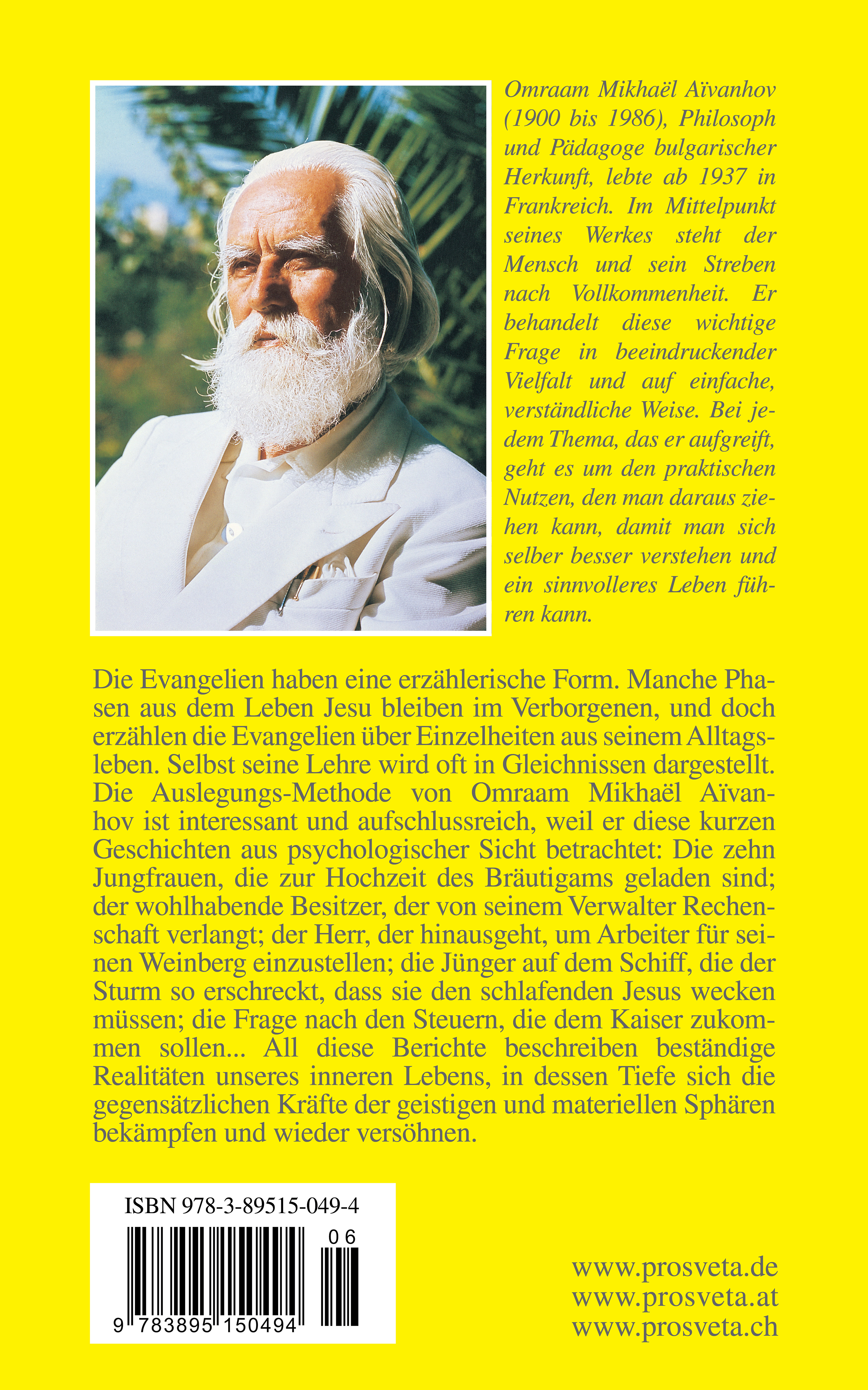 Rückseitencover Ein neues Licht auf das Evangelium