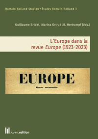 Vorderes Coverbild L’Europe dans la revue Europe (1923-2023)