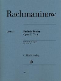Vorderes Coverbild Sergej Rachmaninow - Prélude D-dur op. 23 Nr. 4
