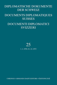 Vorderes Coverbild Diplomatische Dokumente der Schweiz