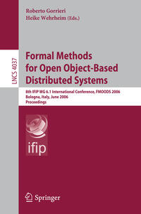 Vorderes Coverbild Formal Methods for Open Object-Based Distributed Systems