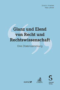 Vorderes Coverbild Glanz und Elend von Recht und Rechtswissenschaft