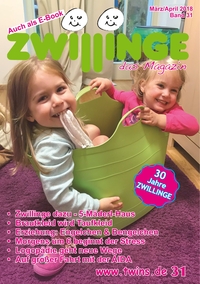Vorderes Coverbild Zwillinge - das Magazin März/April 2018