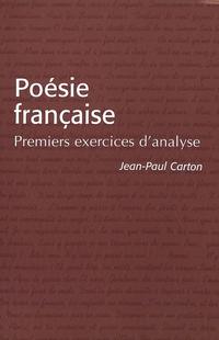 Vorderes Coverbild Poésie française