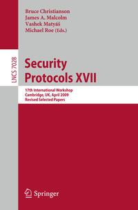 Vorderes Coverbild Security Protocols XVII