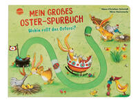 Vorderes Coverbild Mein großes Oster-Spurbuch. Wohin rollt das Osterei?