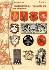 Vorderes Coverbild Berufszeichen der Feuerwehr und der Bergleute